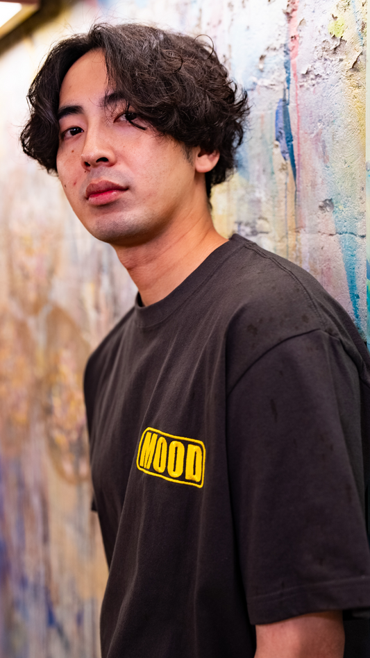 _MOOD EMBROIDERY BIG T-SHIRT